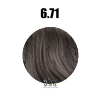 Фарба для волосся Elea Professional Artisto Color №6.71 "Темно-русявий коричнево-попелястий"